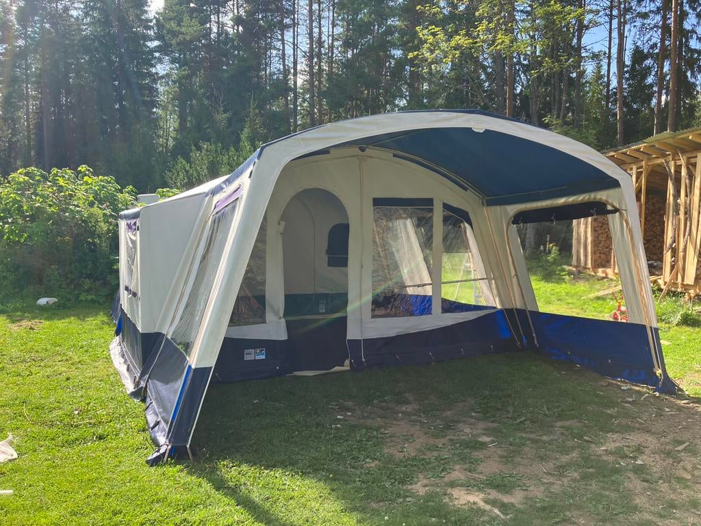 Vouwwagen Jamet Louisiana i.c.m. kamperen in Zweden 🇸🇪 🏕️, Ophalen, Gebruikt