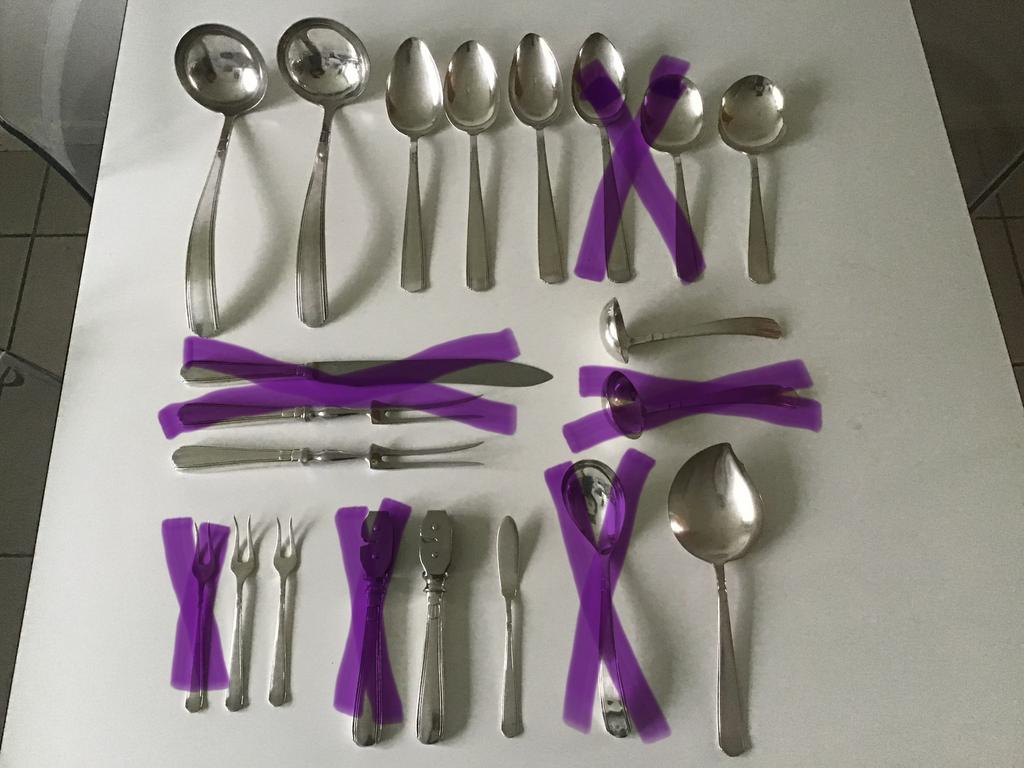 Gero 90 bestek Georg Nilsson ''rokje" 431; losse onderdelen, Antiek en Kunst, Ophalen of Verzenden