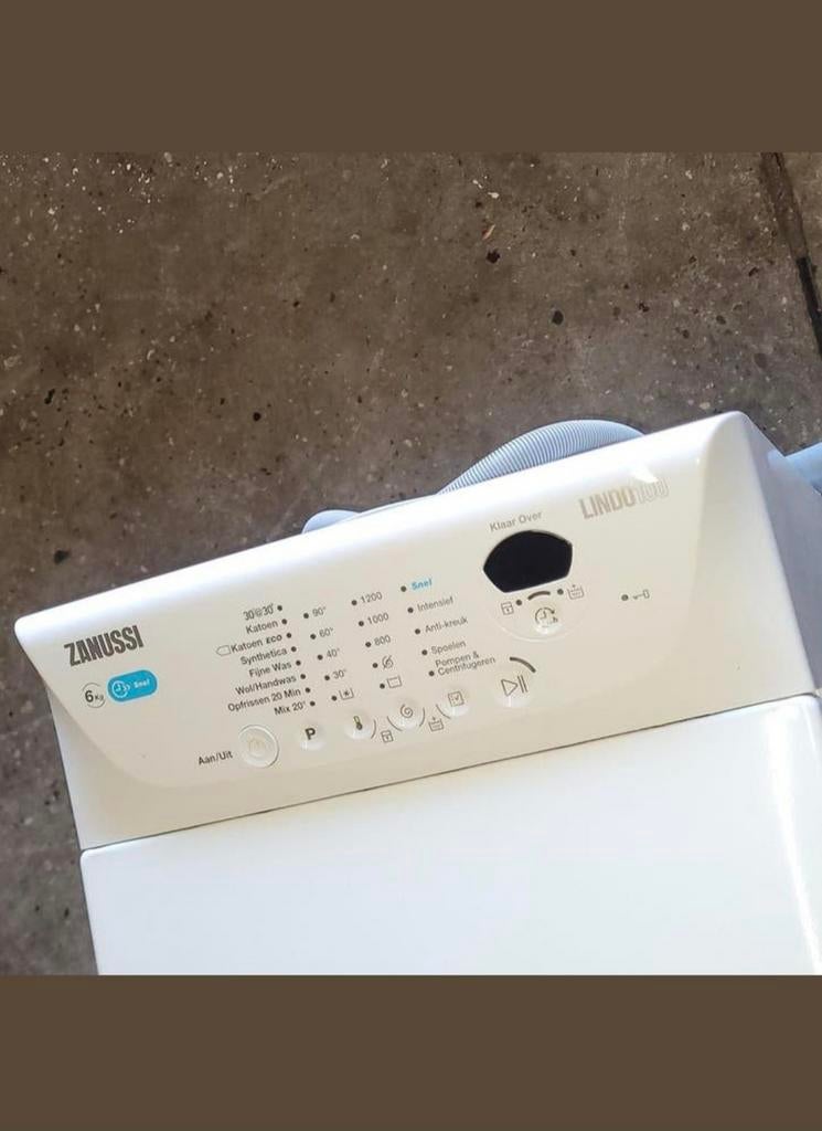 Zanussi Lindo 100 bovenlader wasmachine, Zanussi, Bovenlader, Ophalen of Verzenden, Zo goed als nieuw