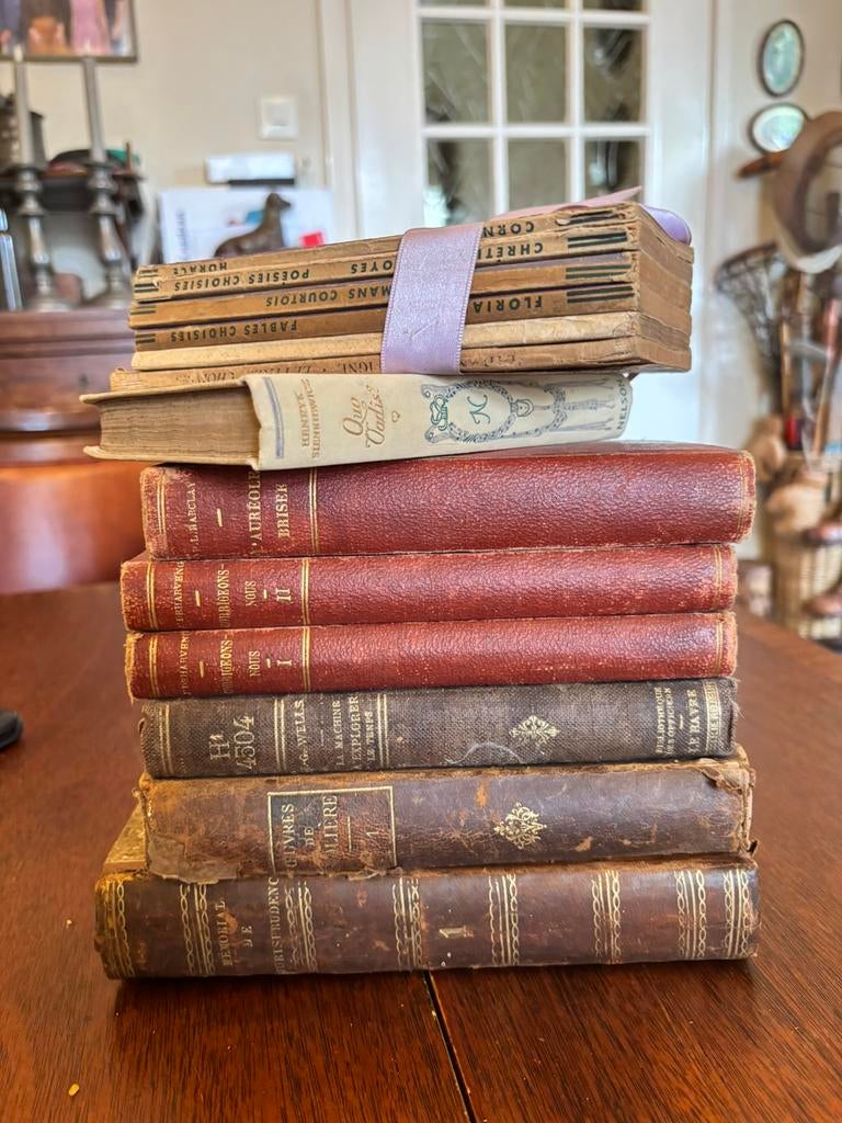 Lot van 12 antieke boekjes van omstreeks 1900, Antiek en Kunst, Ophalen of Verzenden