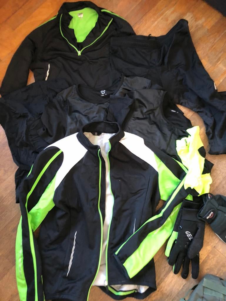 Heel pakket mountainbike / racefiets kleding  en schoenen, Heren, Overige maten, Ophalen of Verzenden, Zo goed als nieuw