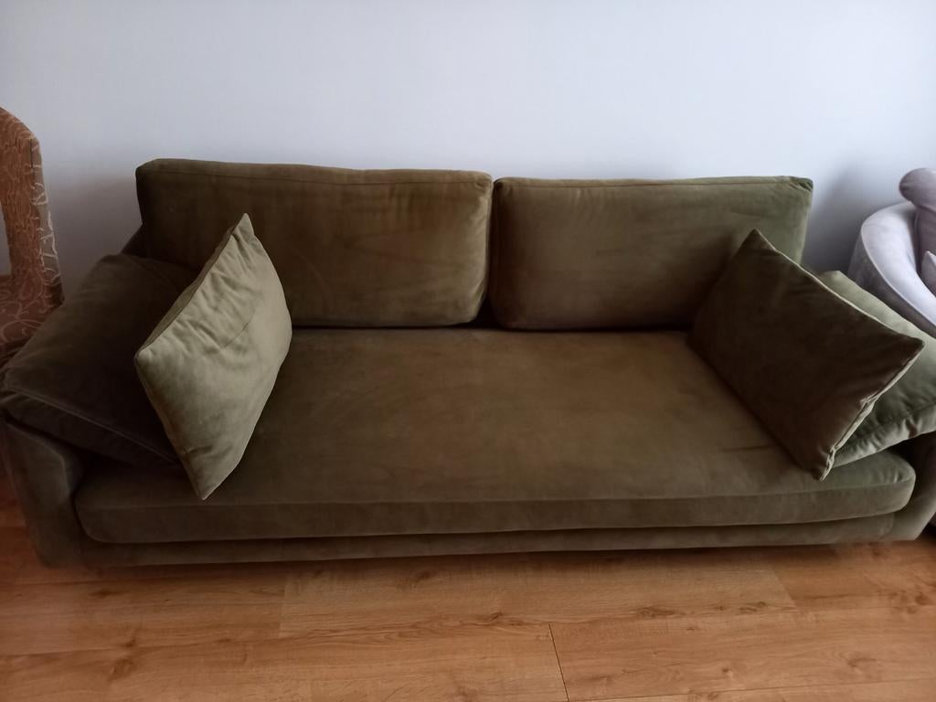 Bank driezitsbank nieuw, Ophalen, Modern, Comfortabel, 75 tot 100 cm, Rechte bank