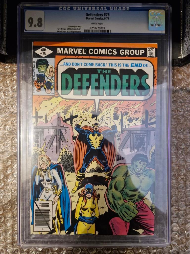 (Schade achterzijde) marvel comics defenders #75 CGC 9.8, Amerika, Verzenden, Gelezen, Eén comic