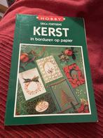 Kerst in borduren op papier/ erica fortgens, Ophalen of Verzenden, Zo goed als nieuw, Patroon