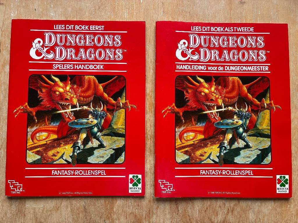Vintage Dungeons & Dragons set – Basic, Expert & Companion, Ophalen of Verzenden, Gebruikt, Selecta