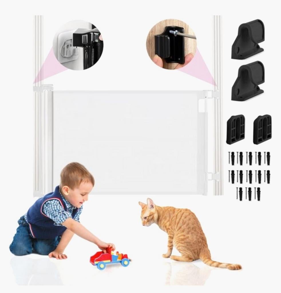 Sweet Sprout Oprolbaar Traphekje - Alleen Boormethode, Ophalen, Zo goed als nieuw, 115 cm of meer, Oprolhekje