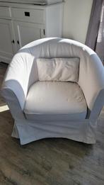 Mooie IKEA Tullsta fauteuil met crème hoes, Ophalen, Modern, Comfortabel, 75 tot 100 cm, Zo goed als nieuw