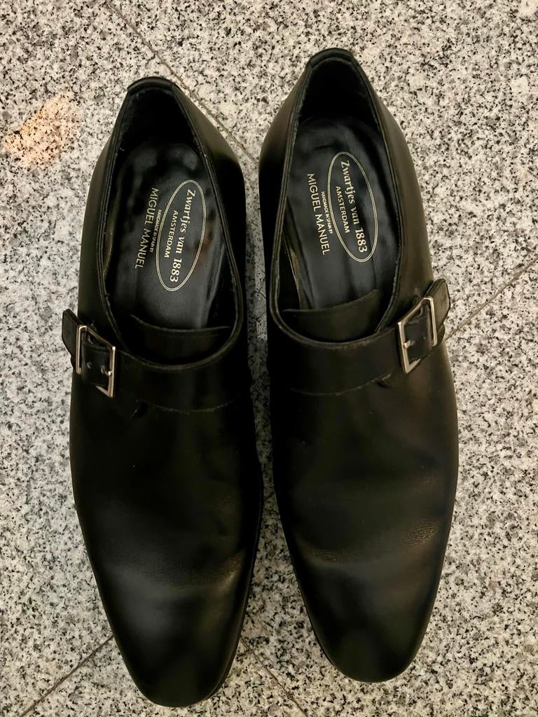 Zwartjes van 1883 herenschoenen, zwart, maat 8, Ophalen of Verzenden, Zo goed als nieuw, Zwart, Veterschoenen