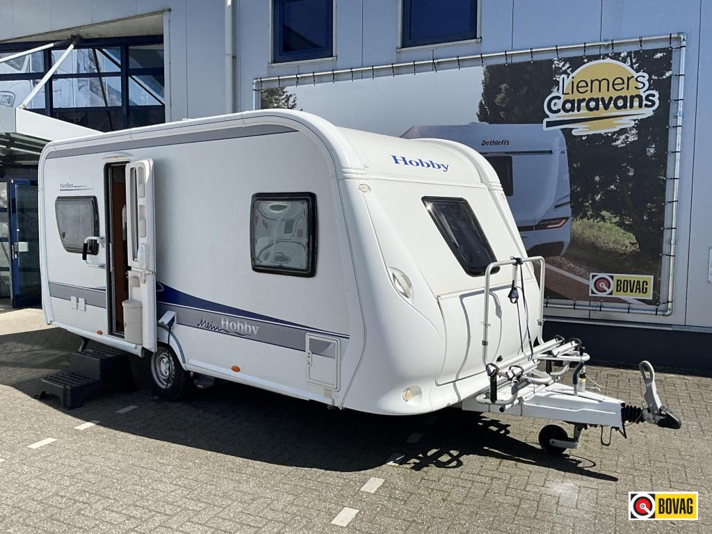 Hobby Excellent 460 UFE VOORTENT-MOVER-NETJES, Caravans en Kamperen, Caravans, Hobby, Bedrijf, Overige typen, Tot en met 4