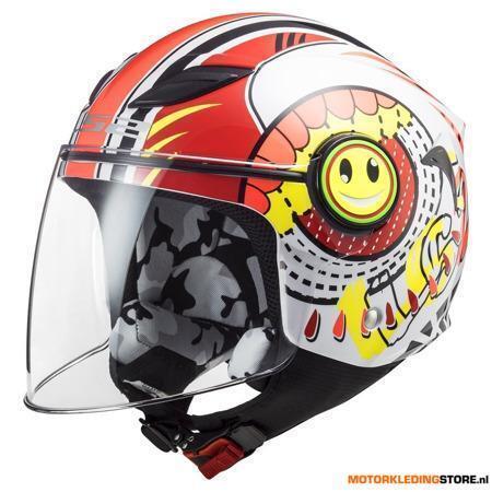 LS2 FUNNY SLUCH Kinder Jethelm, Wit, Motoren, Kleding | Motorhelmen, Nieuw met kaartje, Ophalen of Verzenden