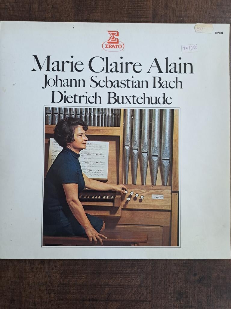 Marie Claire Alain - Bach, Buxtehude LP, Ophalen