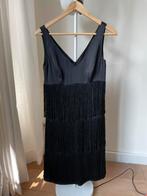 Zwart jurkje met franjes, Maat 38/40 (M), Zwart, Ophalen of Verzenden, Zo goed als nieuw
