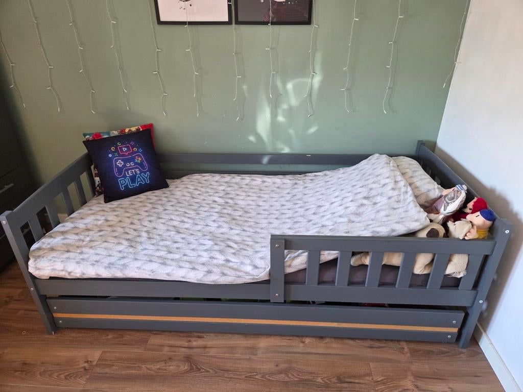 Gratis kinderbed, Lattenbodem, 85 tot 100 cm, Gebruikt, Ophalen of Verzenden