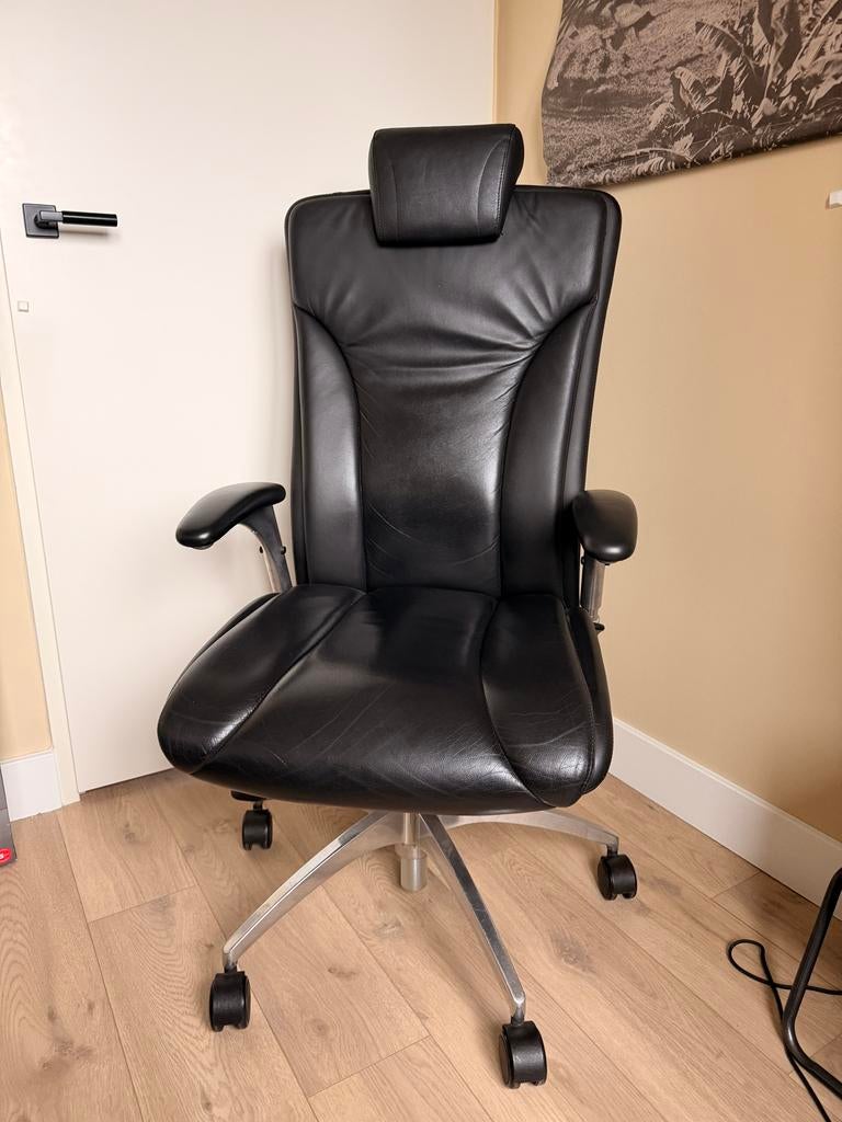 KÖHL Salveo bureaustoel  - Ergonomisch en Comfortabel, Ophalen, Gebruikt, Zwart, Bureaustoel