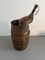 Vintage houten wijnvat/paraplubak, Huis en Inrichting, Woonaccessoires | Overige, Ophalen, Gebruikt