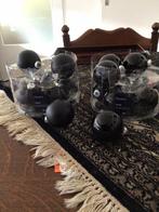 Zwarte glazen kerstballen, Ophalen of Verzenden, Zo goed als nieuw