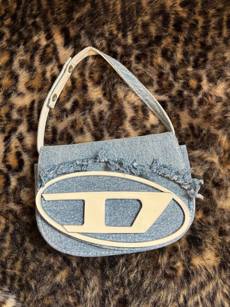 Diesel spijkerstof handtas, Sieraden, Tassen en Uiterlijk, Tassen | Damestassen, Ophalen of Verzenden, Nieuw, Blauw, Handtas