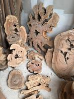 Unieke houten planken en boomstambladen bij Decoratief Hout, Doe-het-zelf en Verbouw, Hout en Planken, 25 tot 50 mm, Nieuw, Ophalen of Verzenden