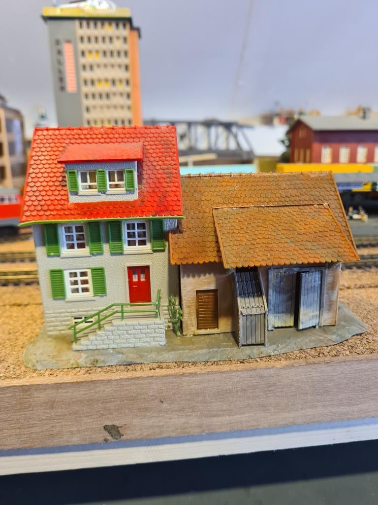 Faller 276a boerenhuis/boerderij H0, Hobby en Vrije tijd, Modeltreinen | H0, Ophalen of Verzenden, Gelijkstroom of Wisselstroom