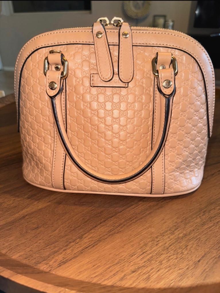 Gucci Guccissima Dome, Verzenden, Gebruikt, Zwart, Handtas