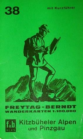 Kitzbüheler Alpen und Pizgau mit Kurzführer Wanderkarte, Boeken, Atlassen en Landkaarten, Ophalen of Verzenden, 1800 tot 2000