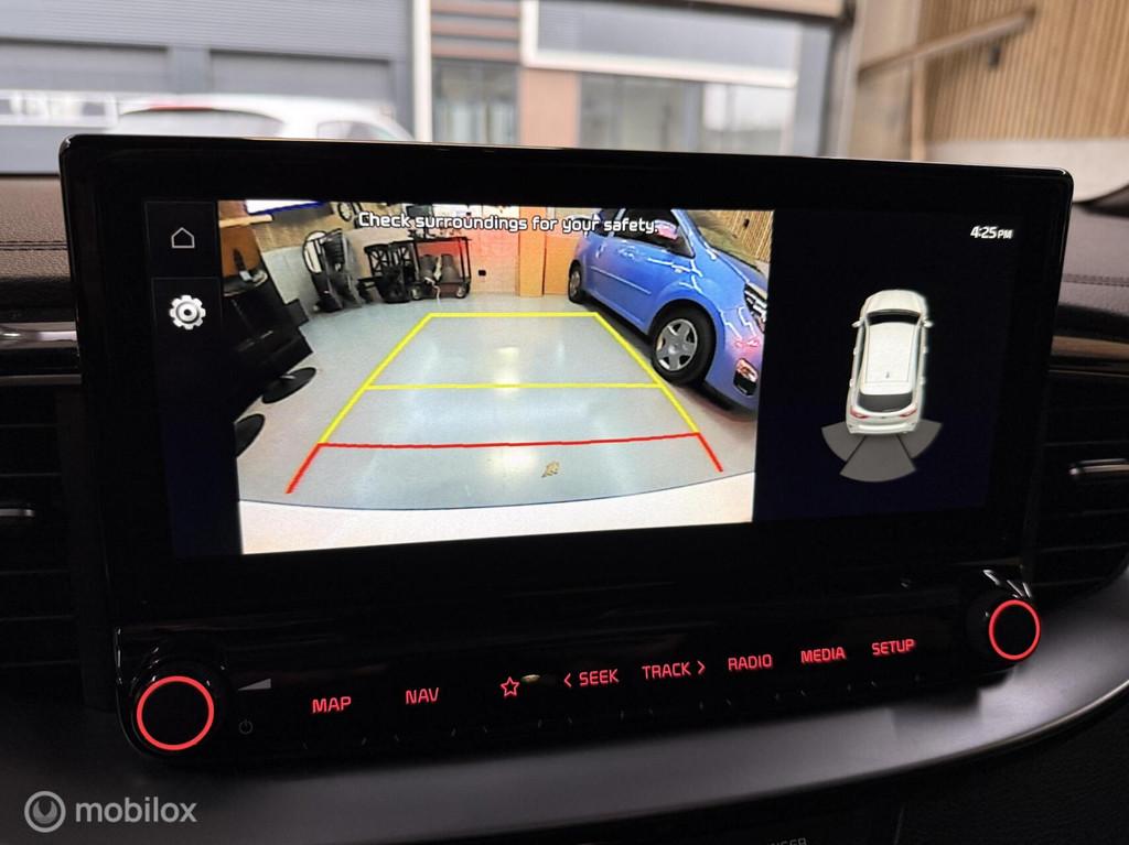 Kia Ceed 1.0 T-GDi GT-Line Pano/Leder-Alcantara/Carplay/NAP, Voorwielaandrijving, Gebruikt, Euro 6, Wit