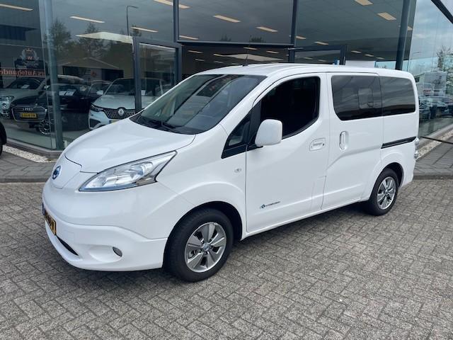 Nissan E-NV200 Evalia Connect Edition, Stof, Zwart, 109 min, Wit