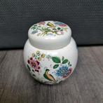 Vintage Sadler Ginger Pot met Deksel met Pauw, Ophalen of Verzenden