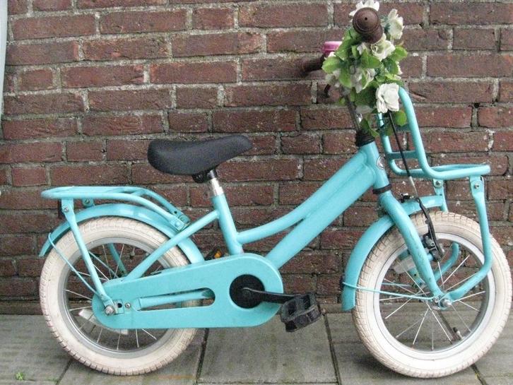 4x Popal/AMX Meisjesfiets wiel14/ 16/12" Frame 33/26/21 cm, Fietsen en Brommers, Fietsen | Kinderfietsjes, Gebruikt, 16 tot 20 inch