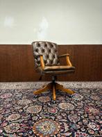 Klassiek Engels Chesterfield Bureaustoel, Ophalen of Verzenden