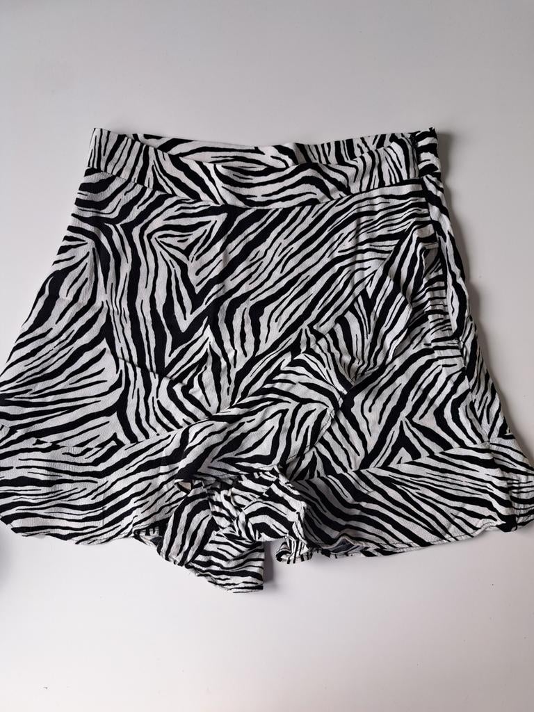 Zara skort met zebraprint, maat XS, Zara, Ophalen of Verzenden, Maat 34 (XS) of kleiner, Gedragen