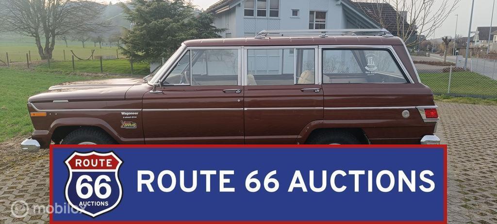 Jeep Wagoneer | 1976 | Route 66 Auctions, Auto's, Jeep, Overige carrosserieën, Zwart, Bedrijf