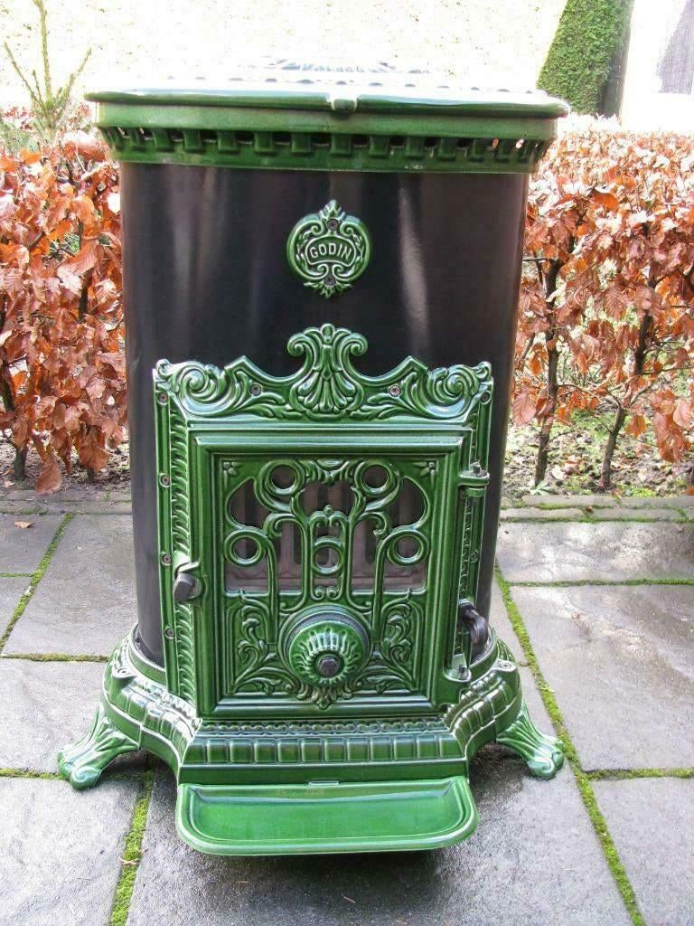 Prachtige Godin houtkachel of kolen type 3726 in goede staat, Huis en Inrichting, Kachels, Ophalen, Overige brandstoffen, Zo goed als nieuw