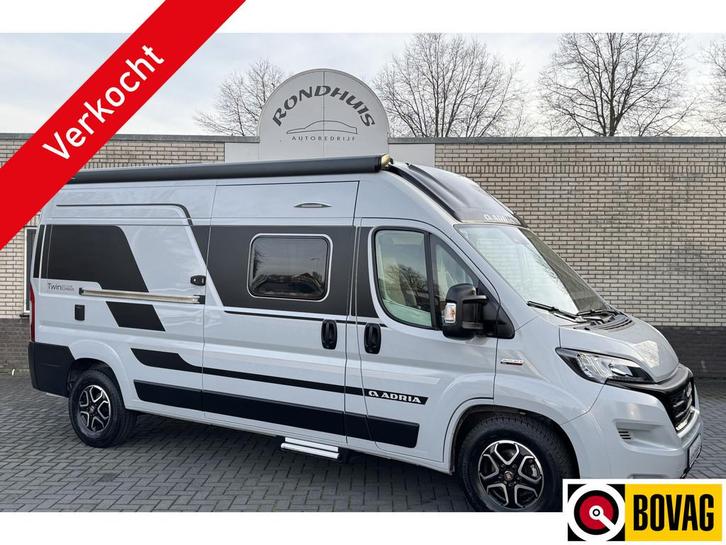 Adria Twin 600 SPB Supreme 160 pk AUTOMAAT 9-Traps Euro6 Fia, Caravans en Kamperen, Campers, Bedrijf, tot en met 2, Buscamper of Camperbus