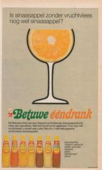 Retro reclame 1975 Betuwe Flipje frisdrank sinaasappelsap, Verzenden, Overige typen