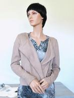 OBJECT Suede Look Bikerjasje of Vest TAMARA HEO BLAZER 38 M, Maat 38/40 (M), Beige, Object, Ophalen of Verzenden