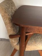 Handgemaakte notenhouten tafel., Ophalen, Gebruikt, Bruin, Klassiek