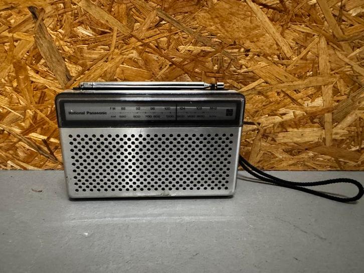 Vintage National Panasonic RF-516 – AM/FM Transistor Radio, Audio, Tv en Foto, Radio's, Gebruikt, Transistorradio, Ophalen of Verzenden