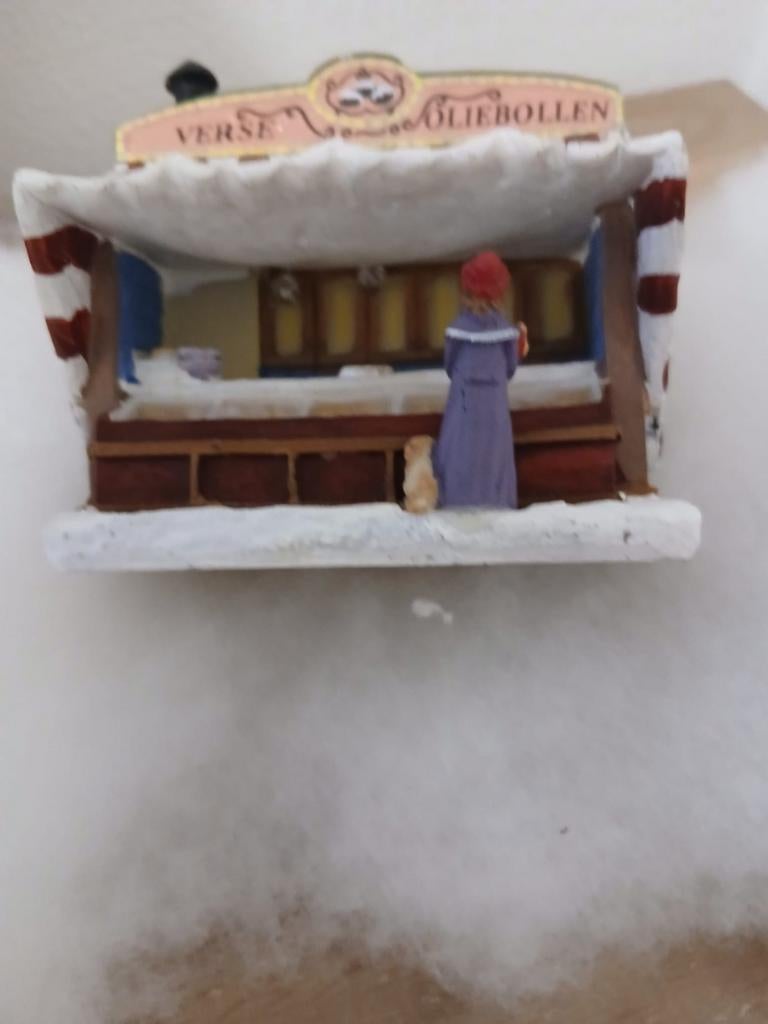 Oliebollenkraam kersthuis, Diversen, Ophalen, Gebruikt