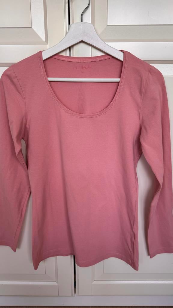 Roze longsleeve van Anni Rolfi, maat M, Lange mouw, Roze, Gedragen, Ophalen