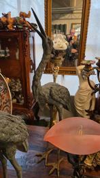 Antieke bronzen beelden, kandelaars & lampen, Ophalen