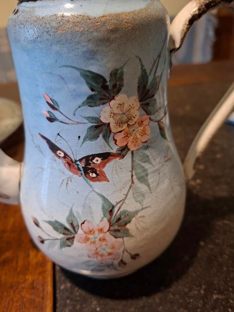Te  koop  koffiekan, Antiek en Kunst, Antiek | Emaille, Ophalen of Verzenden