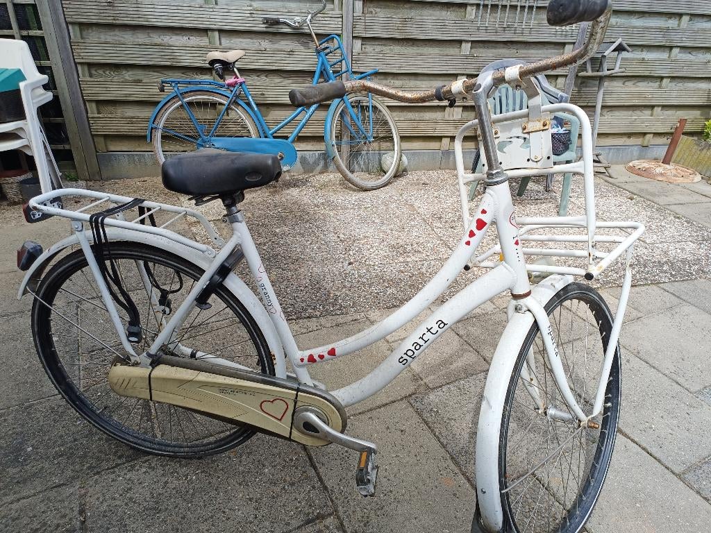 Fiets wit, Fietsen en Brommers, Ophalen, Gebruikt, Overige merken