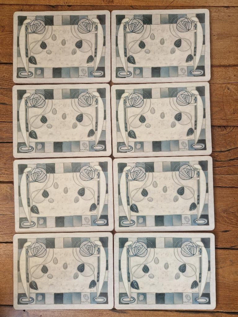 8 Engelse placemats Pimpernel, ontwerp Debbie Halliday, Huis en Inrichting, Keuken | Servies, Overige materialen, Overige typen