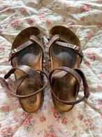 Birkenstock sandalen bruin maat 38, Ophalen of Verzenden, Gedragen, Bruin, Sandalen of Muiltjes