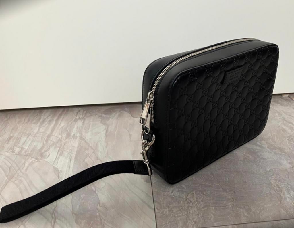 Gucci Heren handtas, Sieraden, Tassen en Uiterlijk, Tassen | Schoudertassen, Overige merken, Zwart, Nieuw, Ophalen of Verzenden