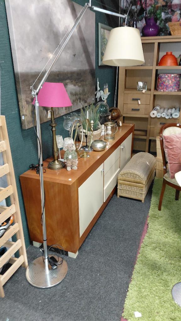 Artimide Tolomeo vloerlamp WD-021, Huis en Inrichting, Lampen | Tafellampen, Zo goed als nieuw, 75 cm of meer, Metaal, Overige materialen