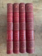 Genoude Histoire de France 1850 in 4 mooie halfleren banden, Ophalen of Verzenden