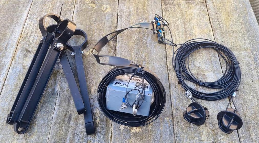 G5RV Junior Antenne – 10/20/40m – Incl. 800W Balun, Telecommunicatie, Ophalen of Verzenden, Zo goed als nieuw, Antenne