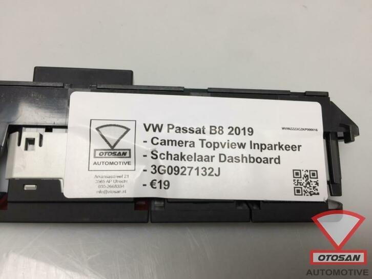 vw passat b8 2019 camera topview schakelaar 3g0927132j, Gebruikt, Volkswagen, Volkswagen AG, Berliner Ring 2
38440  Wolfsburg, DE